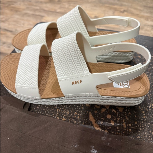 Reef  Water Vista Cream Woven Sandals - Picture 3 of 6